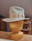 RAGNAR FEDORA | RABBIT & HARE DELUXE BLEND FELT | SILVERBELLY COLOR | MULTIPLE SIZE AVAILABLE - Hufvud