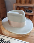 RAGNAR FEDORA | RABBIT & HARE DELUXE BLEND FELT | SILVERBELLY COLOR | MULTIPLE SIZE AVAILABLE - Hufvud