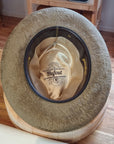 CAGNEY FEDORA | 100% HARE | FAWN COLOR | VELOUR FINISH | SIZE 58, US 7 1/4