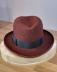 WESTERN HJALMAR HOMBURG | RUSTIC COPPER COLOR | 100X BEAVER | SIZE 60, US 7 1/2
