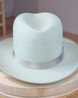 WESTERN UPCYCLE | 4X BEAVER BLEND | SILVERBELLY | SIZE 57, US 7 1/8