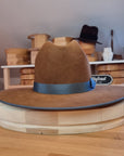 WESTERN UPCYCLE | 4X BEAVER | BROWN  COLOR | SIZE 60, US 7 1/2