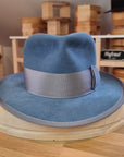 WHIPPET FEDORA | 100X NUTRIA | COBALT COLOR | SIZE 59, US 7 3/8