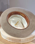 WHIPPET FEDORA | 100X NUTRIA | DRIFTWOOD COLOR | SIZE 58, US 7 1/4