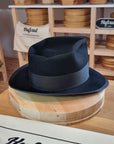 WHIPPET FEDORA | 50X BEAVER BLEND | BLACK | SIZE 62, US 7 3/4 - Hufvud