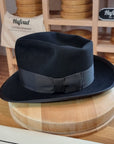 WHIPPET FEDORA | 50X BEAVER BLEND | BLACK | SIZE 62, US 7 3/4 - Hufvud