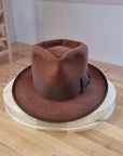 WHIPPET FEDORA | 50X BEAVER BLEND | COGNAC COLOR | SIZE 59, US 7 3/8