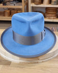 WHIPPET FEDORA | 50X BEAVER BLEND | MAJESTIC BLUE | SIZE 62, US 7 3/4