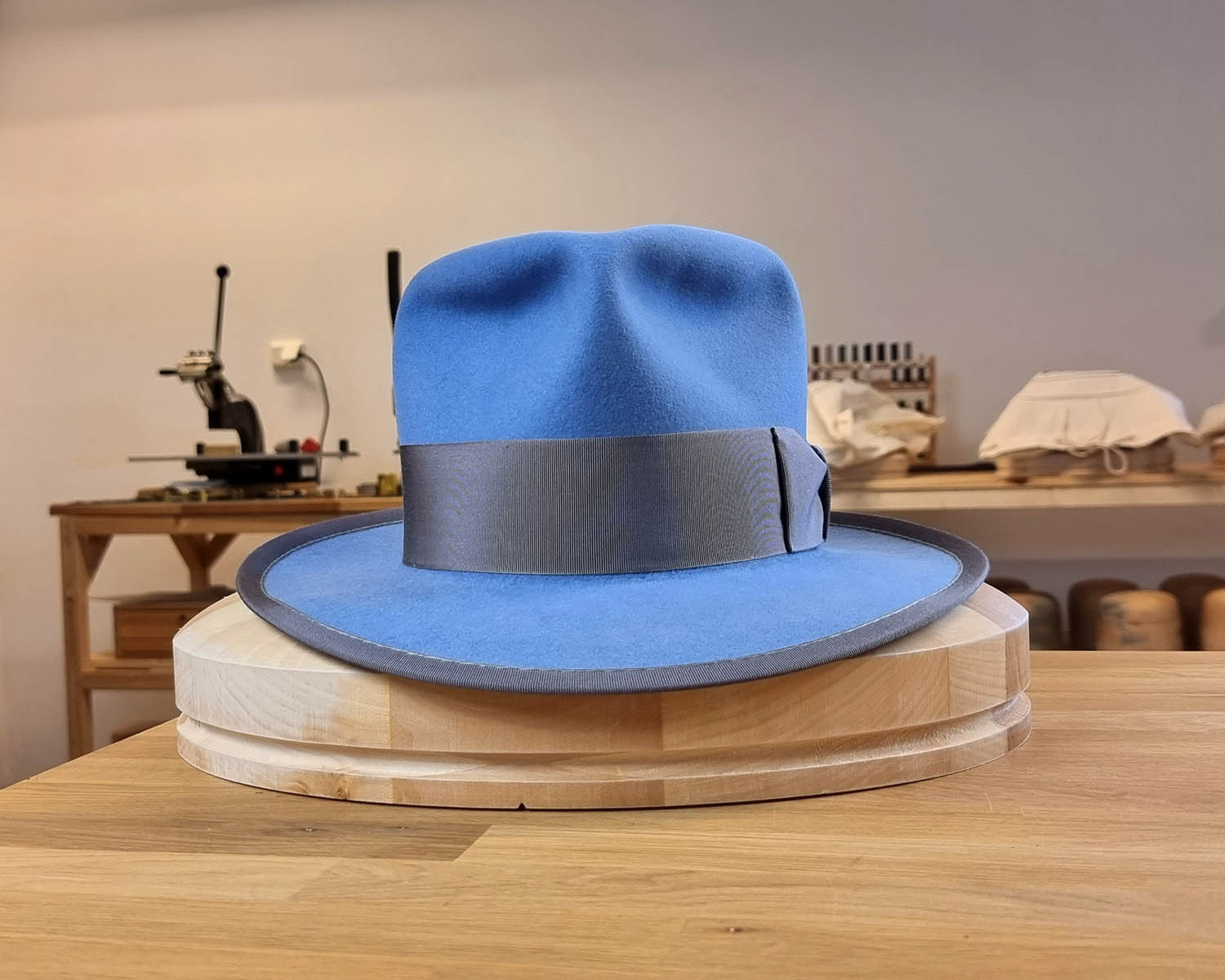 WHIPPET FEDORA | 50X BEAVER BLEND | MAJESTIC BLUE | SIZE 62, US 7 3/4