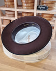 WHIPPET FEDORA | 50X BEAVER | DARK BROWN RUST  COLOR | SIZE 58, US 7 1/4