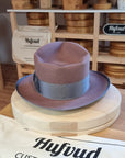 WHIPPET FEDORA | BEAVER FIFTY | DUSTY ROSE COLOR | SIZE 61, US 7 5/8