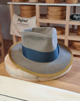 WHIPPET FEDORA | BEAVER FIFTY | STONE COLOR | SIZE 60, US 7 1/2 - Hufvud