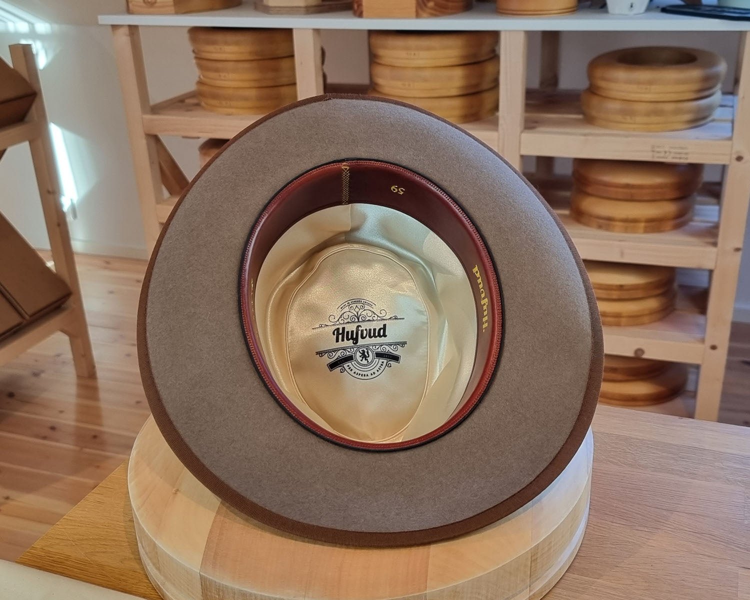 WHIPPET FEDORA | BEAVER FIFTY | WHISKEY COLOR | SIZE 59, US 7 3/8