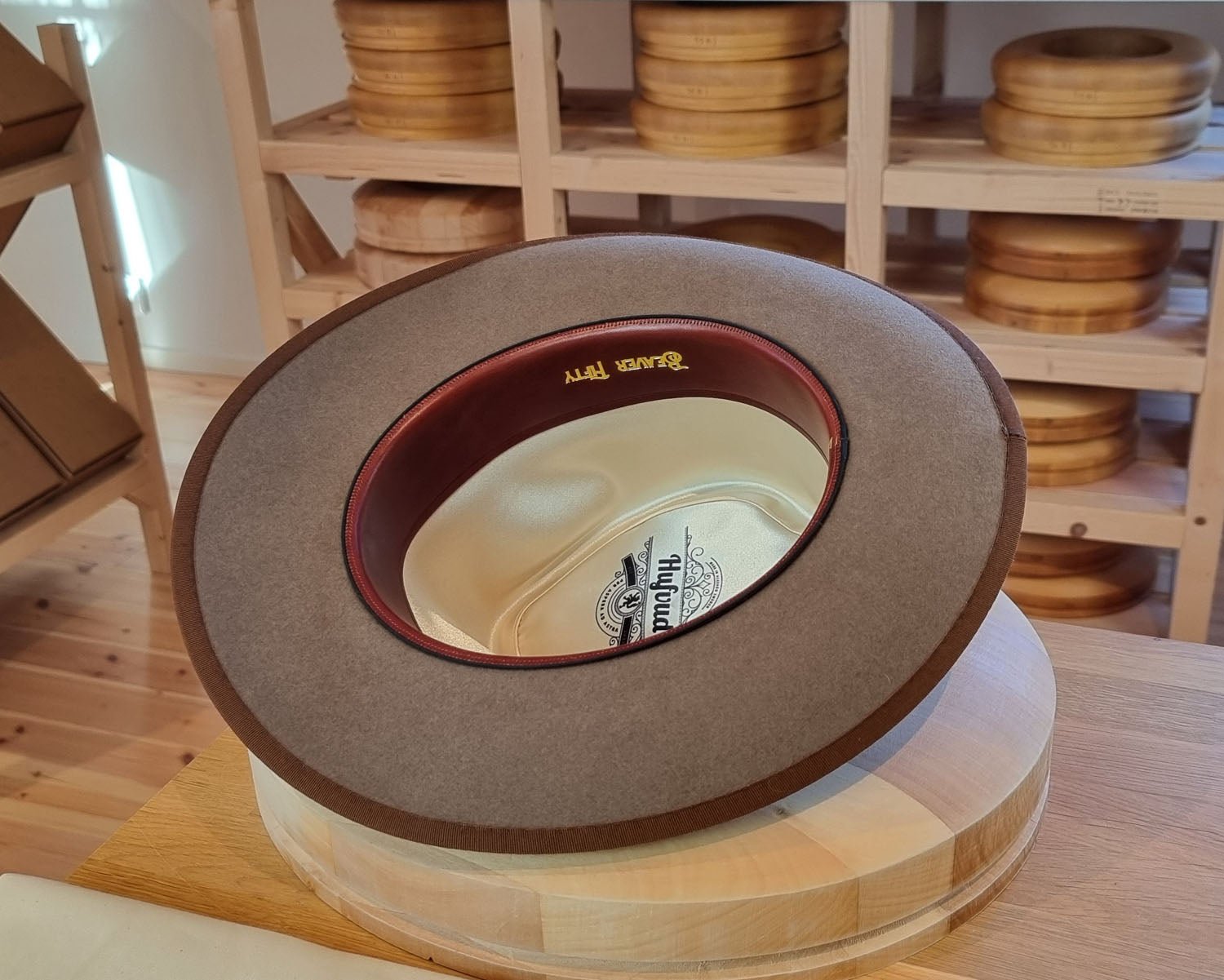 WHIPPET FEDORA | BEAVER FIFTY | WHISKEY COLOR | SIZE 59, US 7 3/8