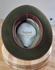 WHIPPET FEDORA | DELUXE RABBIT & HARE BLEND | MOSS GREEN | SIZE 59, US 7 3/8