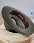 WHIPPET FEDORA | DELUXE RABBIT & HARE BLEND | MOSS GREEN | SIZE 59, US 7 3/8
