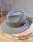 WHIPPET FEDORA | DELUXE RABBIT & HARE BLEND | STONE COLOR | SIZE 58, US 7 1/4