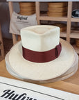 WHIPPET FEDORA | HAND WOVEN ECUADORIAN STRAW | NATURAL COLOR | SIZE 62, US 7 3/4