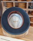 WHIPPET FEDORA | RABBIT & HARE DELUXE BLEND | OCEAN COLOR | SIZE 58, US 7 1/4 - Hufvud