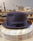 1930s FEDORA | DARK RUST BROWN COLOR | 30X BEAVER BLEND | SIZE 59, US 7 3/8