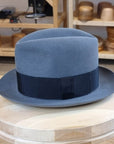 1930s FEDORA | EMERALD GRAY COLOR | 30X BEAVER BLEND | SIZE 57, US 7 1/8