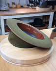 NEW STYLE | MOSS GREEN | 100X BEAVER | SIZE 59, US 7 3/8