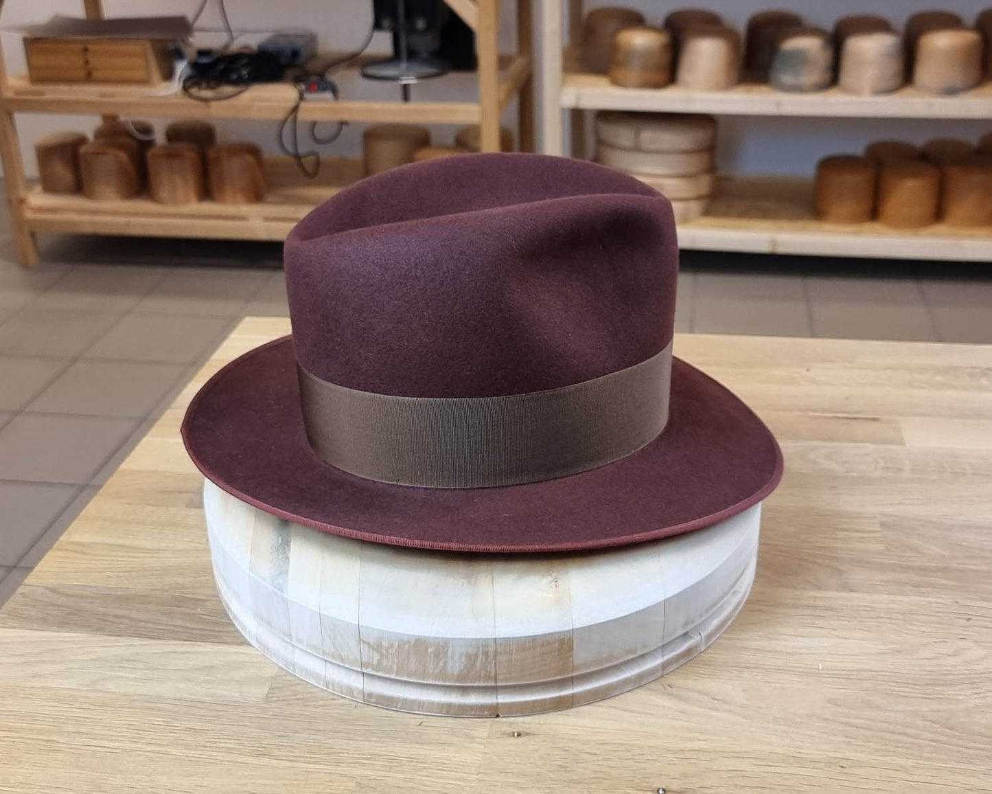 CAGNEY FEDORA | RUSTIC COPPER COLOR | 100X BEAVER | SIZE 59, US 7 3/8