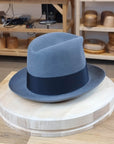 1930s FEDORA | EMERALD GRAY COLOR | 30X BEAVER BLEND | SIZE 57, US 7 1/8