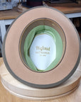 CAGNEY FEDORA | CAMEL COLOR | RABBIT BLEND | SIZE 60, US 7 1/2