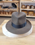 LEIFUR FEDORA | LIGHT SABLE | RABBIT & HARE DELUXE BLEND | SIZE 59, US 7 3/8