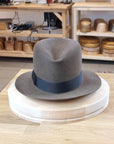 LEIFUR FEDORA | LIGHT SABLE | RABBIT & HARE DELUXE BLEND | SIZE 59, US 7 3/8