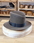 LEIFUR FEDORA | LIGHT SABLE | RABBIT & HARE DELUXE BLEND | SIZE 59, US 7 3/8