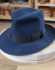 LEIFUR FEDORA | STEEL | 50X BEAVER BLEND | SIZE 59, US 7 3/8