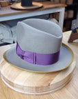 OLAV FEDORA | STONE | RABBIT & HARE DELUXE FELT | SIZE 60, US 7 1/2