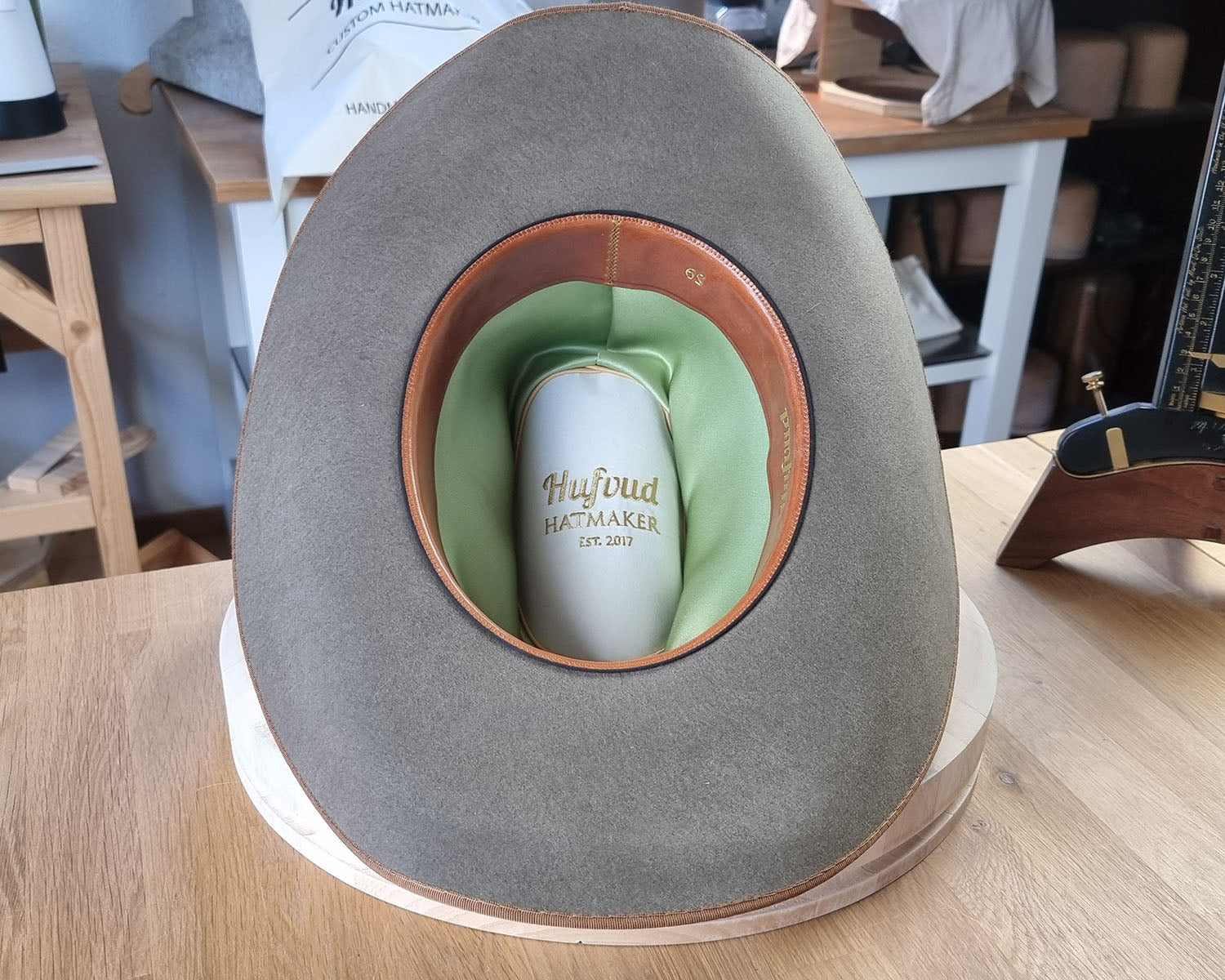 WESTERN HUFVUD HAT | RABBIT BLEND FELT | PECAN | SIZE 59, US 7 3/8