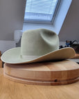 WESTERN RESTORATION | 4X BEAVER BLEND | SILVERBELLY | SIZE 56, US 7